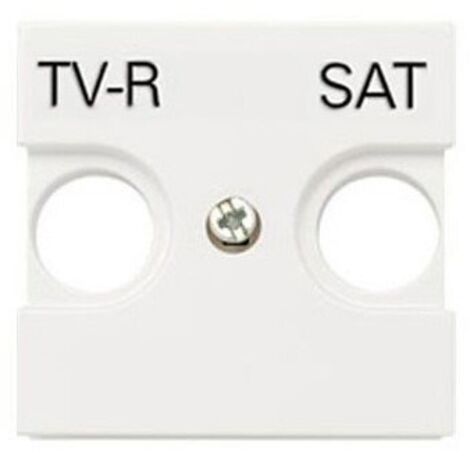 Cache de prise TV - SAT WHITE Niessen Zenit N2250.1 BL