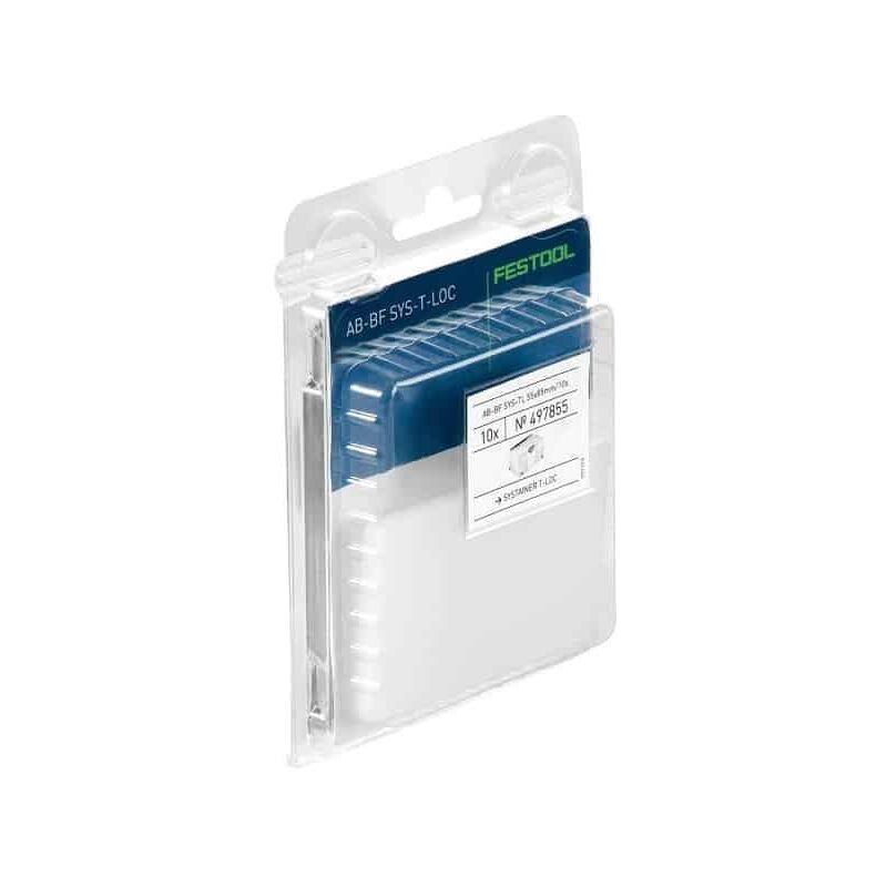 Lot de 10 caches ab-bf sys tl 55x85mm pour systainer t-loc - 497855 - Festool