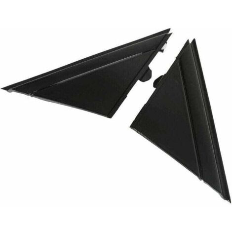 Cache de rétroviseur XVX 1SH17KX7AA, plaque triangulaire de rétroviseur gauche et droit de remplacement pour FIAT 500 2012-2017 (noir brillant)