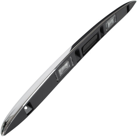 Cache d'éclairage de plaque d'immatriculation MINI R57 07-15 avec micro-interrupteur d'ouverture du hayon CHROME