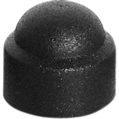 Cache écrou hexagonal, couvre boulon de protection, Noir, Diamètre Ext. 14 mm