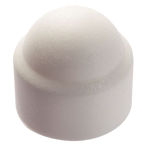 Cache écrou hexagonal polyéthylène blanc RAL 9010 M16 boîte de 50 - ACTON - 8560116