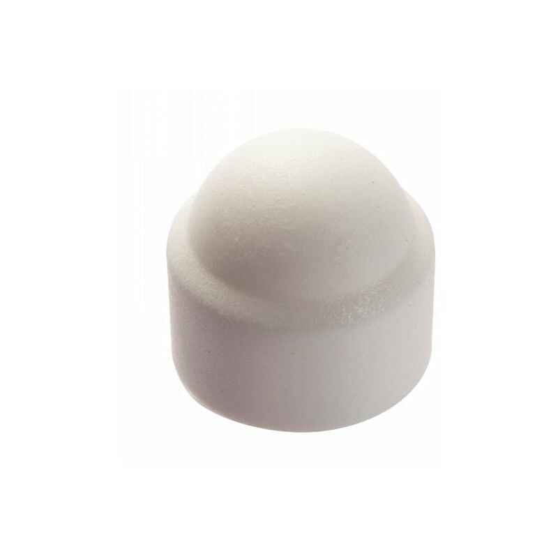 Acton - Cache ecrou hexagonal blanc - ral 9010 - Polyéthylène M6 - Boîte de 200