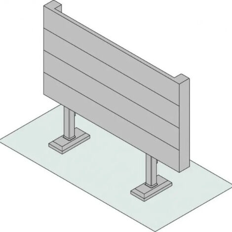 Cache-embase pour pieds de radiateur Planea - ACOVA 753050