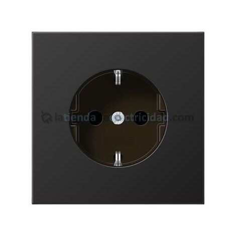 Cache-fiche Schuko 2P + TT DARK JUNG AL 1520 KI PL D