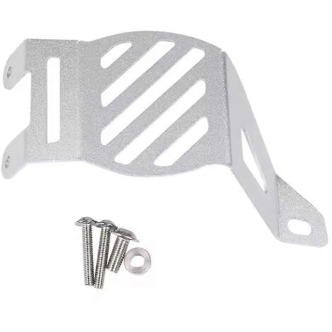 Cache-klaxon de moto, protection pour haut-parleur de trompette VOGE argenté