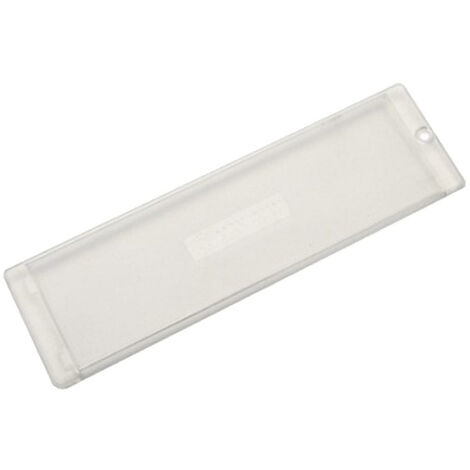 Cache lampe (plafonnier) 221X65mm (481944229711, C00342523) Hotte WHIRLPOOL, ARISTON HOTPOINT, SCHOLTES, IGNIS