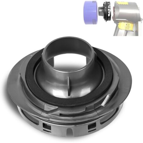 Cache moteur arrière compatible avec l'aspirateur sans fil Dyson V7/V8 - Accessoires de rechange pour Dyson V7 V8 - Marque : Corpower