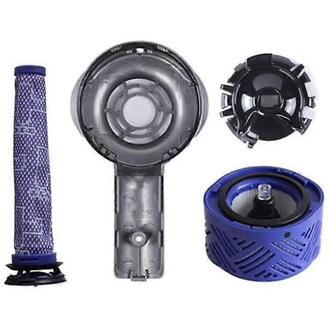Cache moteur arrière + filtre HEPA pré et post-moteur pour aspirateur V6 DC58 DC59 DC62 DC72 DC74 - Pièces de rechange mises à jour - AquaForge