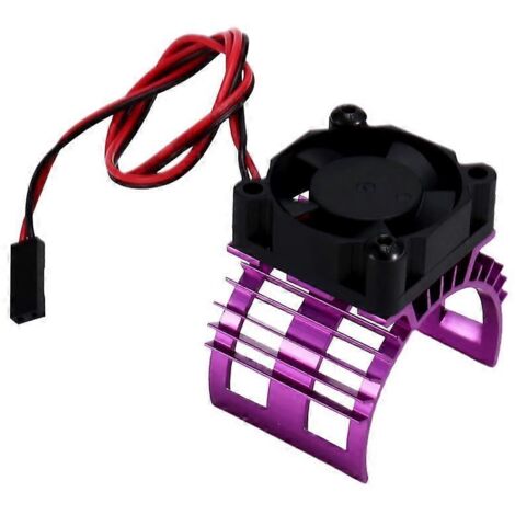 Cache-moteur électrique sans balais pour voiture RC 540 550 3650, dissipateur thermique violet