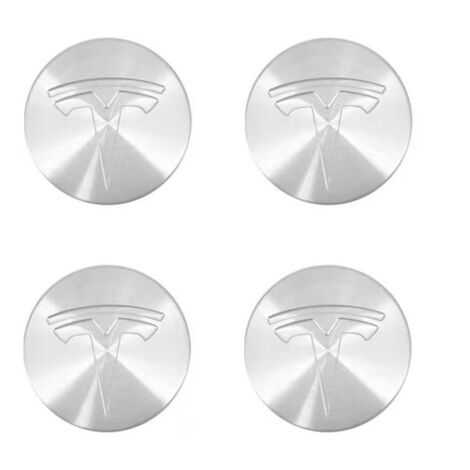Cache-moyeu de roue Tesla en 4 pièces, emblème, cache-moyeu de roue, protection contre l'eau
