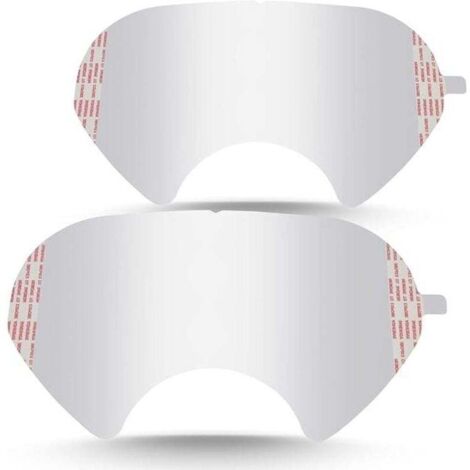 Cache-objectif détachable compatible avec les masques 3M 6885, 6000, 6800, 6900, paquet de 30, cache-objectif en plastique pour les masques de protection respiratoire