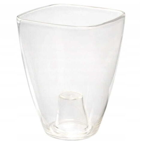 Cache-orchidée en plastique transparent 12 cm