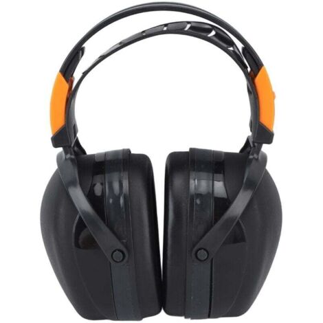 Cache-Oreilles Anti-Bruit Pliable pour Sécurité Auditive – Légers, Confortables et Réglables – ABS Noir, Idéal Jardin, Tir & Tonte
