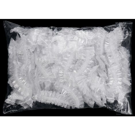Cache-oreilles jetables imperméables, 100 pièces, accessoires de coiffure, couvre-oreilles, teinture pour cheveux, casquettes, accessoire de coiffeur,100pcs