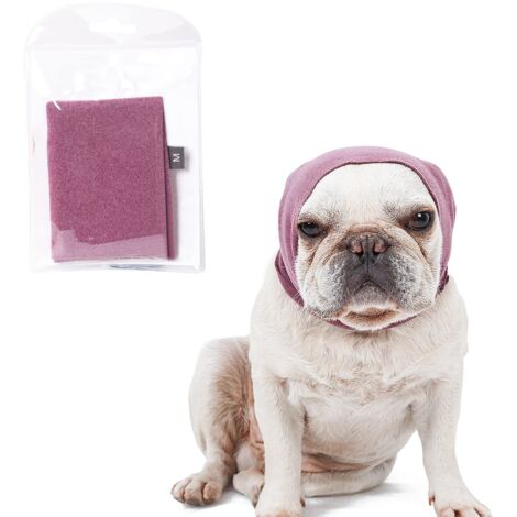 Cache-oreilles pour chien pour soulager l'anxiété, capuche apaisante pour le toilettage et le séchage du bain, protection d'oreille pour chats et chiens (taille M)