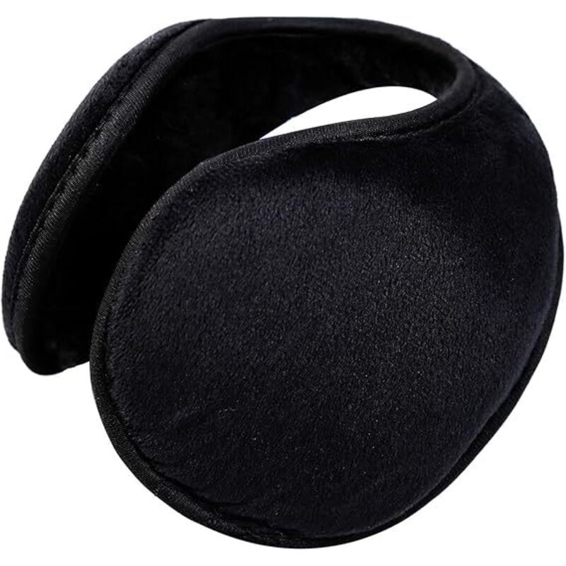 Cache-oreilles pour hommes et femmes - Cache-oreilles chauds d'hiver unisexes en polaire classique, diamètre 12,5 cm