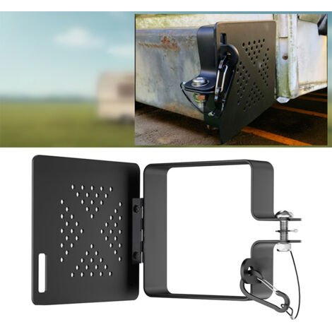Cache-pare-chocs métallique, embouts de pare-chocs pour camping-car, cache pour orifice d'évacuation des eaux usées de camping-car, pour pare-chocs carrés de 4 x 4 pouces