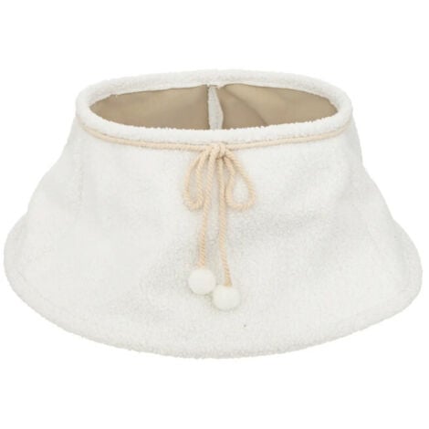 FÉÉRIC LIGHTS AND CHRISTMAS Cache Pied de Sapin "Bouclette" 56cm Blanc