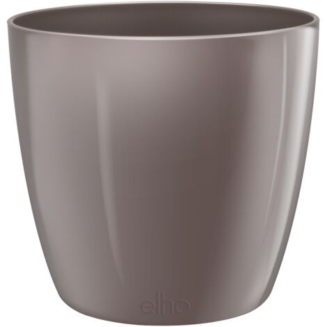 Cache-pot Brussels Diamond D.16cm Gris Perle - Elho