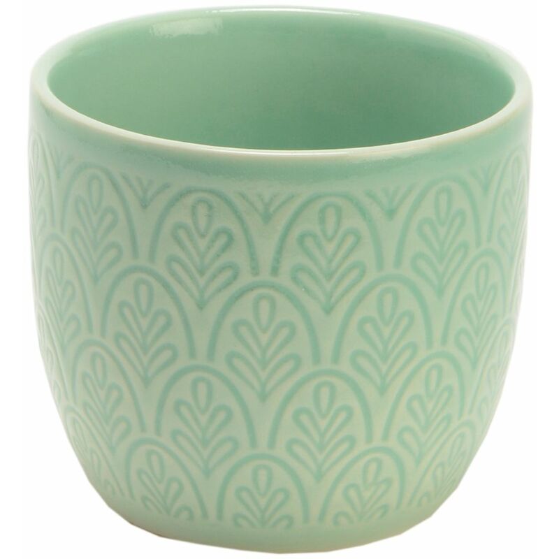 Cache Pot de Fleur en céramique - vert