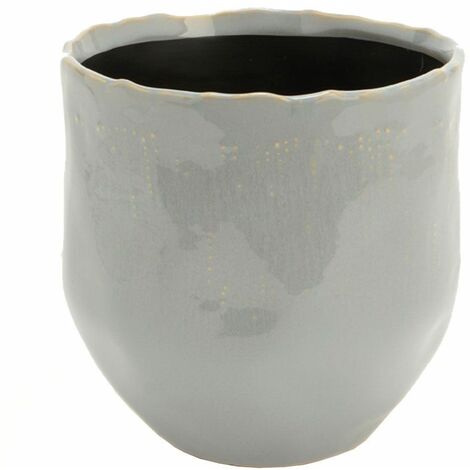 Cache Pot de Fleur Gris bleuté