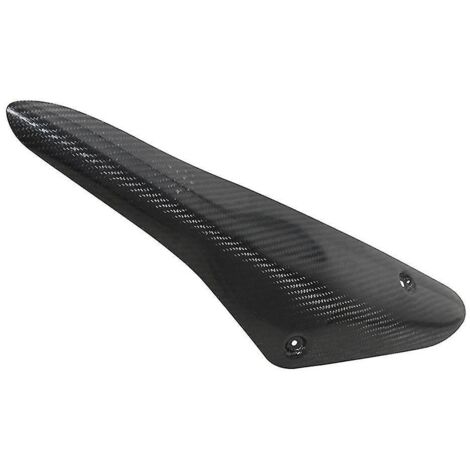 Cache-pot d'échappement décoratif en fibre de carbone véritable pour motos 790, 890 et 890R (2020-2022) - Protection d'échappement