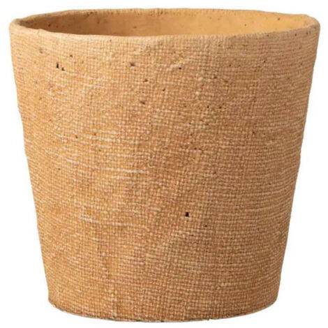 Cache-Pot Déco en Ciment "Alguna" 26cm Naturel