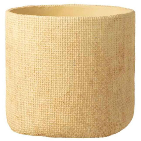 Cache-Pot Déco en Ciment "Sunny" 26cm Beige