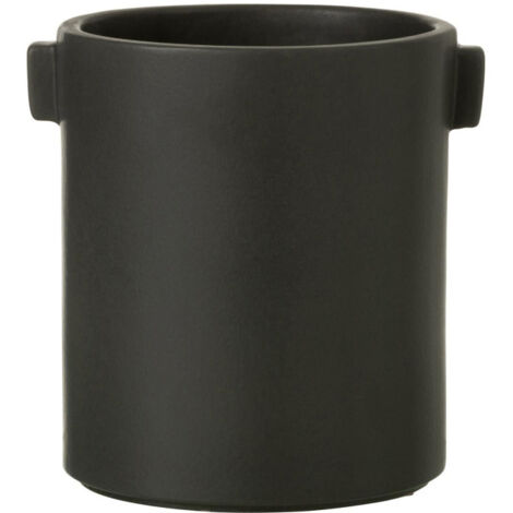 Cache-Pot Design "Handle" 17cm Noir