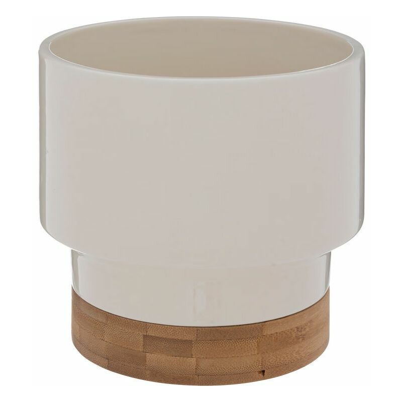 Cache-Pot Design Le Collectionneur 16cm Blanc