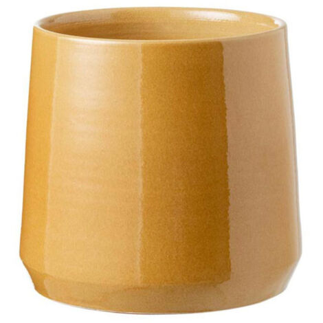 Cache-Pot Design "Splenda" 28cm Ocre