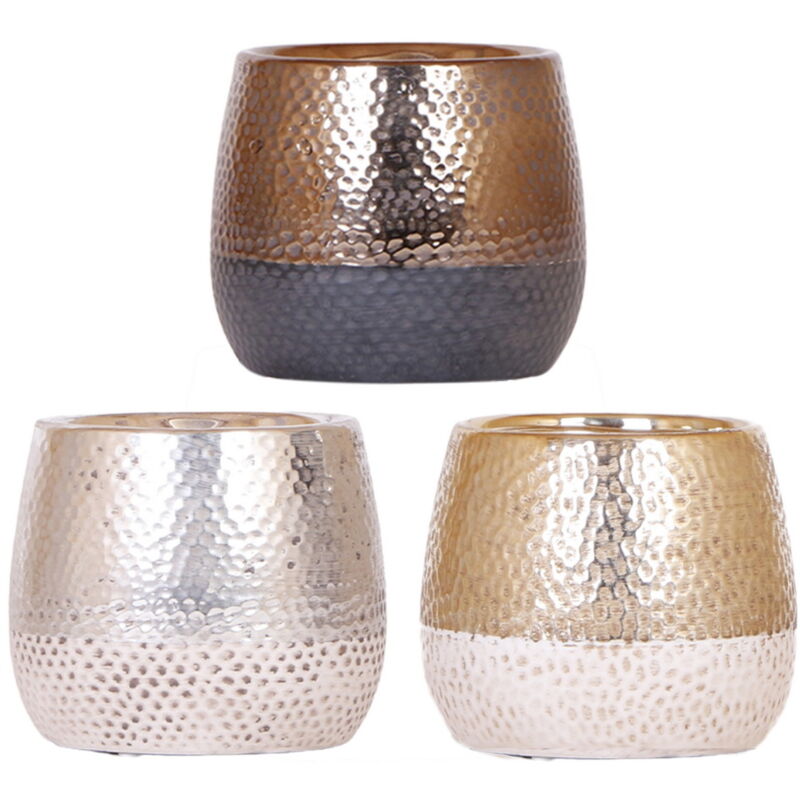 Cache-pot Elite - élégance pure dans des couleurs nobles - cuivre - adapté aux pots de 9cm
