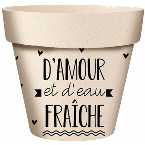 Cache Pot en Bambou D'Amour et d'eau Fraîche 25.5 cm