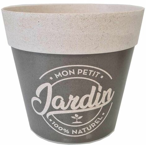 Cache pot en bambou jardin naturel