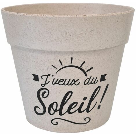 Cache pot en bambou J'veux du soleil
