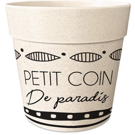 Cache pot en bambou petit coin de paradis 12 cm