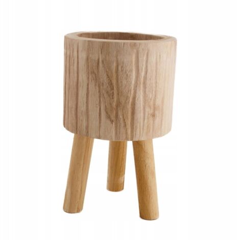 Cache-pot en bois Clarice WESTWING 15x25 cm