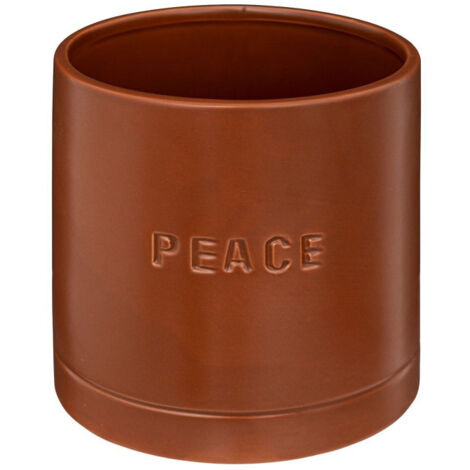 Cache-Pot en Céramique "Avi" 14cm Caramel