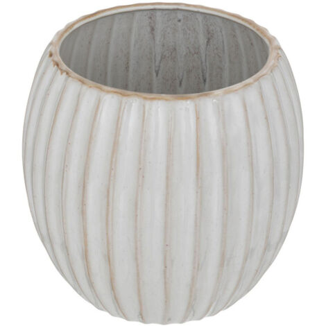 Cache-Pot en Céramique "Café" 19cm Beige