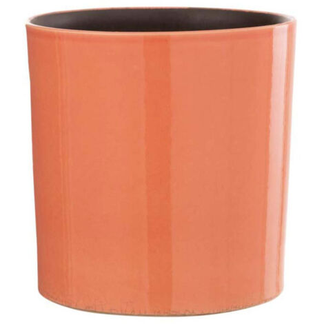Cache-Pot en Céramique Design "Flek" 20cm Orange