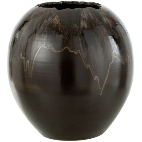 Cache-Pot en Céramique "Jaisalmer" 40cm Marron