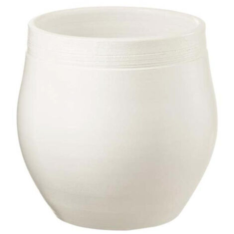 Cache-Pot en Céramique "Keramiek" 29cm Blanc