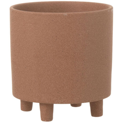 Cache-Pot en Céramique "Thibault" 21cm Marron
