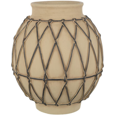 Cache-Pot en Ciment "Berbere" 35cm Beige