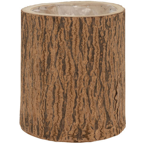 Cache-pot en écorce de paulownia