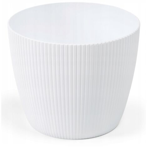 Cache-pot en plastique blanc 11 cm Magnolia Jumper
