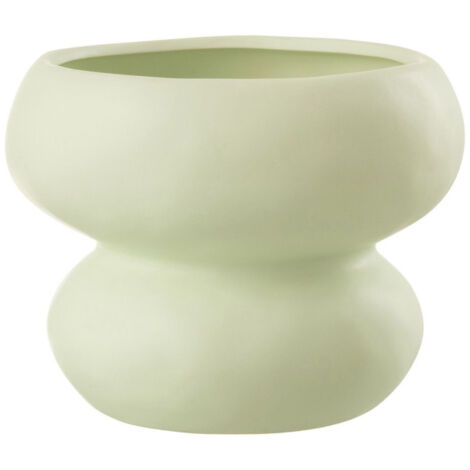 Cache-Pot en Porcelaine "Ryan" 19cm Vert