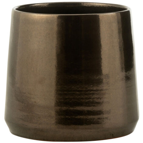 Cache-Pot en Terre Cuite "Terra" 24cm Or