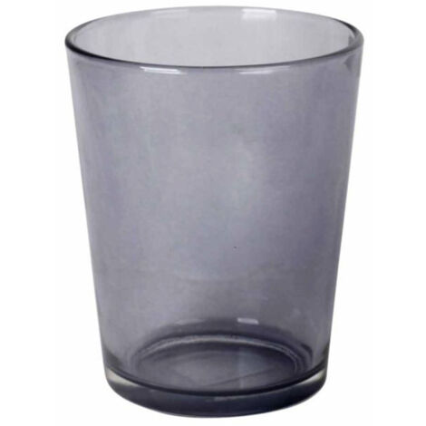Cache Pot en Verre "Chic & Tendance" 16cm Gris